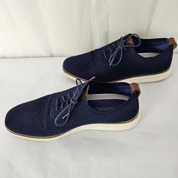Cole Haan Men's OriginalGrand Stitchlite Oxfords Lace Up Shoe Navy Blue Size 12 - Picture 4 of 10